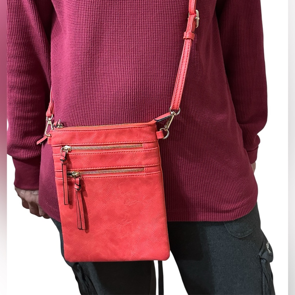 Stylish Red Crossbody Bag